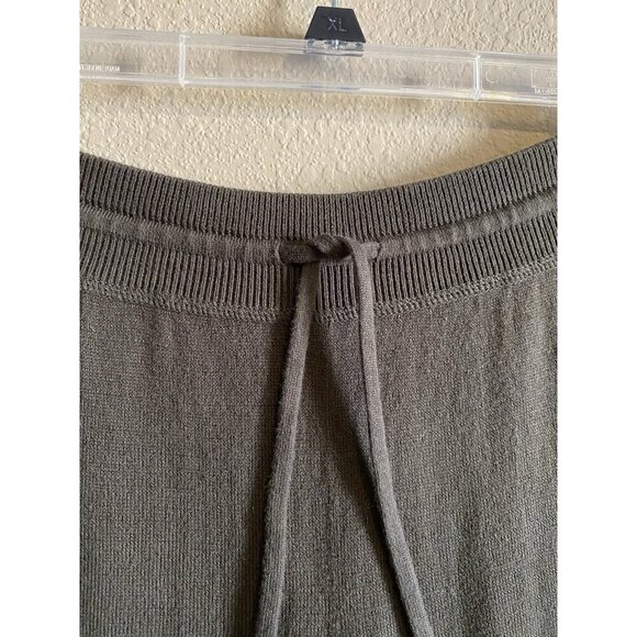 Vince Knit Sweater Pants set Sz Small Green Wide Leg Cropped Outfit - Picture 6 of 14